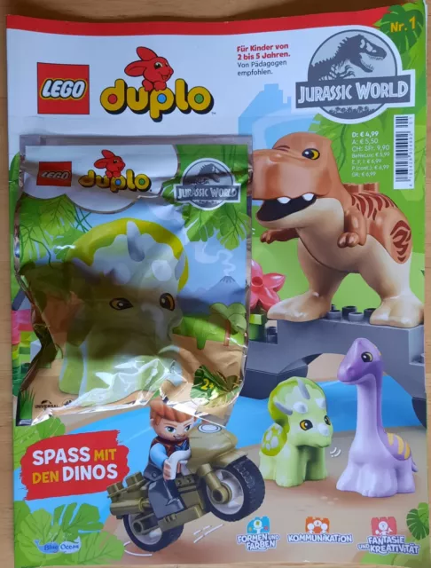 Lego Duplo Jurassic World Magazin Nr. 1 mit Mini Figur