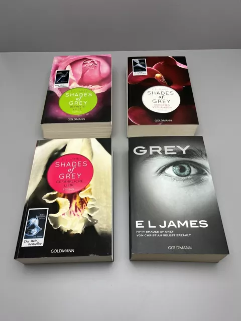 Fifty Shades of Grey - 4 Bücher Set von E. L. James - guter Zustand