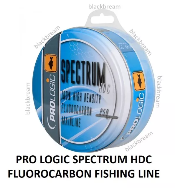 Pro Logic Spectrum Hdc 250M Fluorocarbon Fishing Line Hook Carp Barbel Coarse
