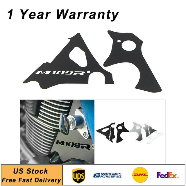 For Suzuki INTRUDER M1800R/VZR1800 BOSS Side Engine Covers Frame Fillers Keyhole