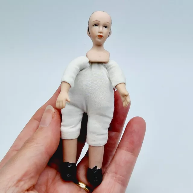 Dolls House Male Figure Half Porcelain Dolls 1:16 Unclothed