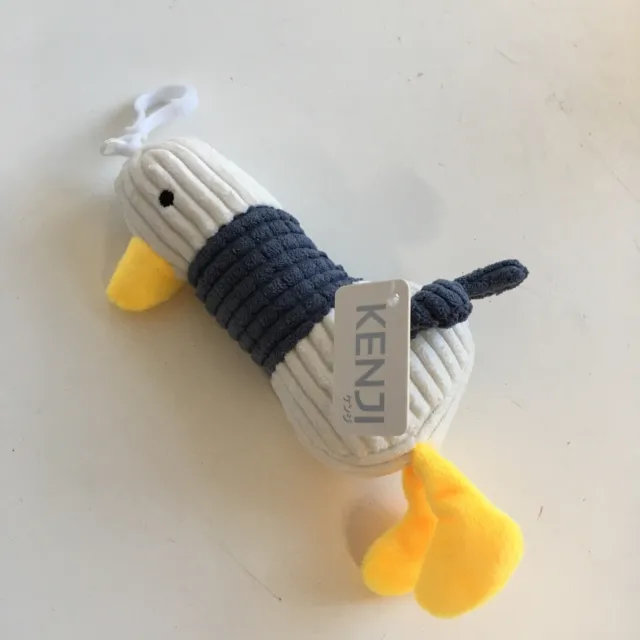 Kenji Duck Plush Soft Toy w/ Clip BNWT FO