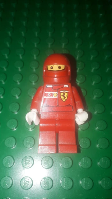 LEGO LEGOLAND MINIFIGURE Racer F1 Ferrari Pit Crew Member 8144 rac025bs ...