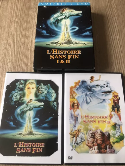 Coffret 2 Dvd Film L’histoire Sans Fin 1 I + 2 Ii The Neverending Story Français