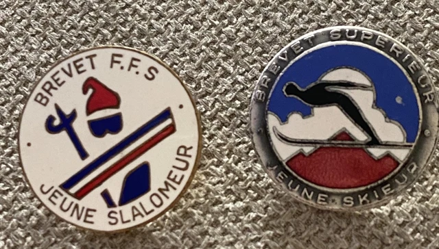 Insigne Le Chamois De France - École Du Ski Français - Modèle 1945