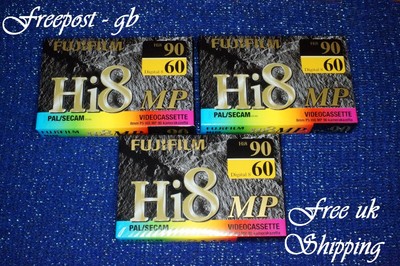 3 x VCR VHS VIDEOCASSETTA/cassette BIANCHI-SIGILLATO-Agfa videoclean CASSETTA 
