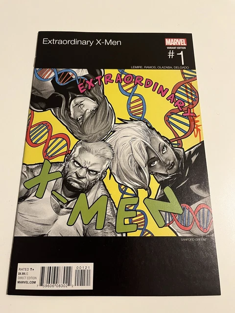 EXTRAORDINARY X-MEN #1 HIP HOP HOMAGE VARIANT Marvel Comic Signed Sanford Greene