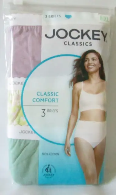 Jockey Classics 100% Cotton Brief Underwear - Women's Size 8 Brand New