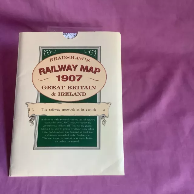 Bradshaws Railway Map 1907 Great Britain and Ireland