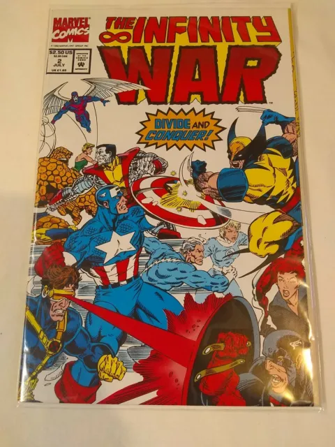 Marvel Comics The Infinity War Volume 1 Issue 2 July 1992 Divide and Conquer!