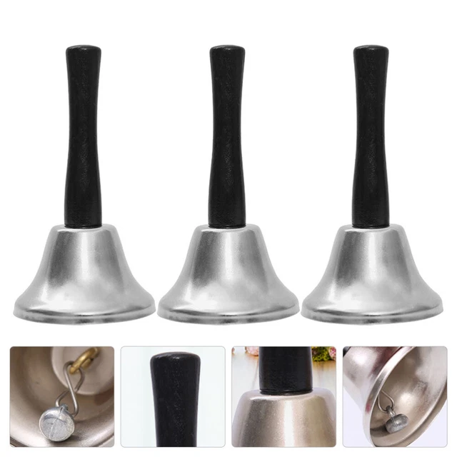 3pcs Durable Praktische Tragbare Bequem Desktop Glocke für Indoor Hause