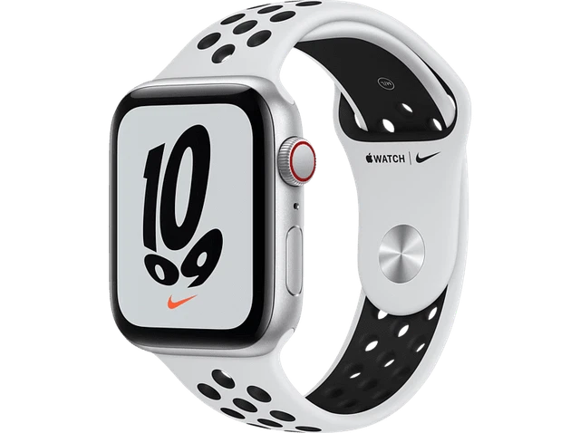 APPLE Watch SE Nike (GPS + Cellular) 44mm Smartwatch Silber