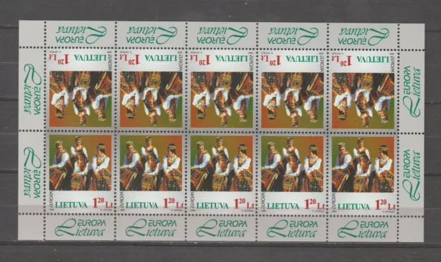 S39773 Lietuva Lithuania 1998 MNH Europa Cept Ms