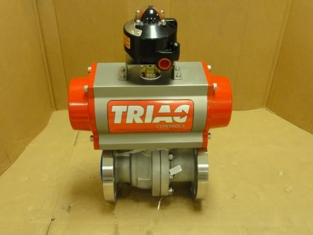 189702 New-No Box; AT-Controls FD93X3002R7SXX Flanged Actuated Ball Valve; 3"