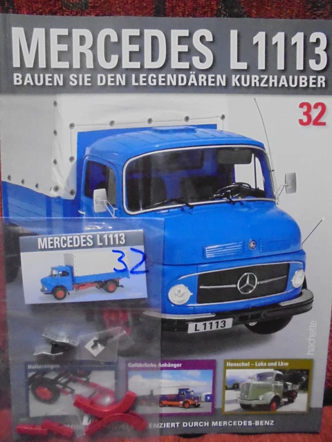 Camion Mercedes L1113 1:12 Hachette - édition à Choisir 1-150, Modèle Réduit Neuf