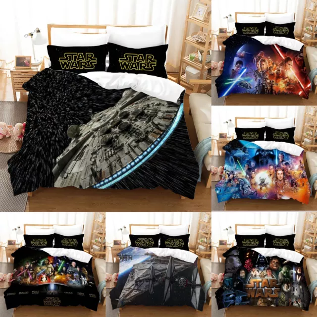 Star Wars Bedding Set 3 Piece Duvet Cover Set Quilt Cover With Pillowcases Gift