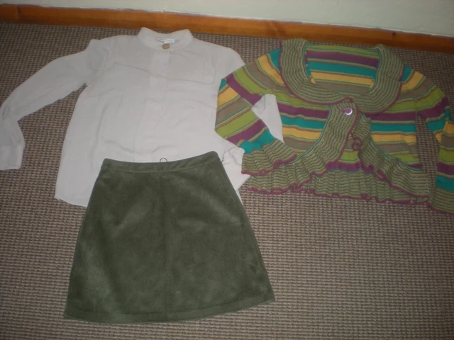 Bundle Girls Clothes age 13-14yrs Dungarees Jeans Tops Skirt Zara Topshop NewLoo 4