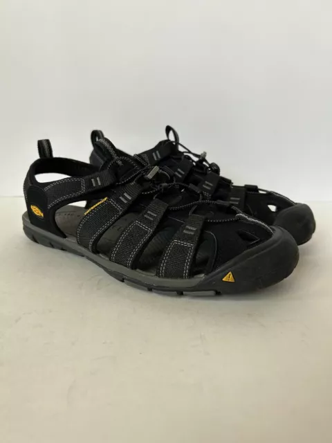 Keen Clearwater CNX Mens Size 13 Water Hiking Trail Sandals Black Gray