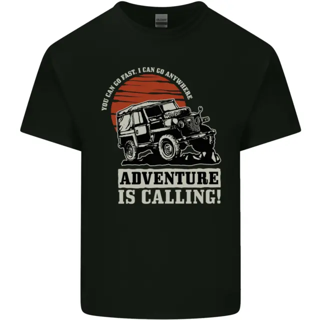 Adventure Is Calling 4X4 Off Roading Road Kids T-Shirt Childrens