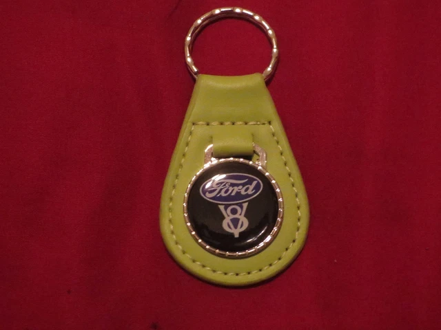 AUTOSPORT Ford Blue Oval 2.5-Inch Keychain – Chrome & Blue Logo Keyring