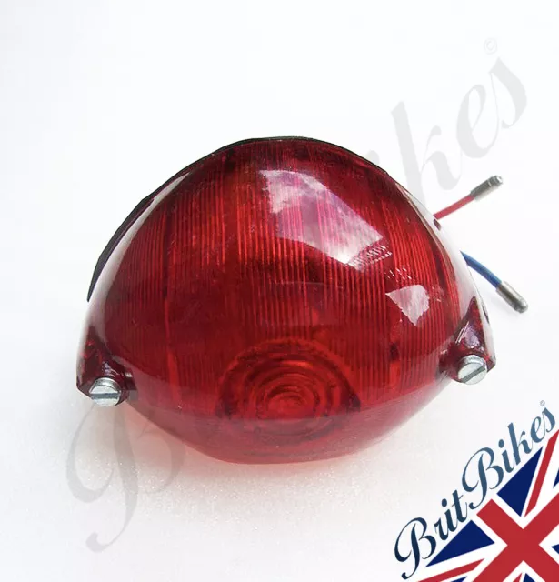 Rear Lamp Lucas 529 Style Bsa Bantam Triumph Ariel Velocette Ajs Enfield