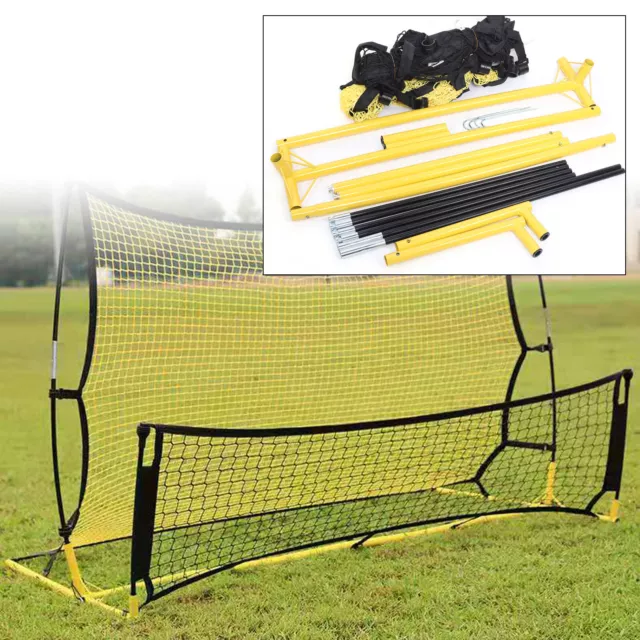 Foldable Football Training Net Rebounder Net Soccer Goal Kickback Target Train