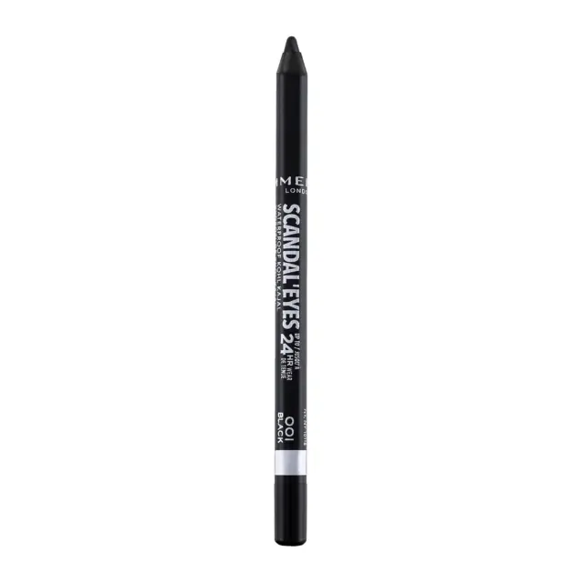 Rimmel London Scandaleyes Waterproof Gel Pencil Eyeliner, Long-Wearing, Ultra-Sm