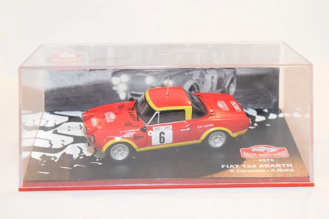 / Altaya Fiat 124 Abarth Rallye Monte Carlo 1975 Mint Boxed