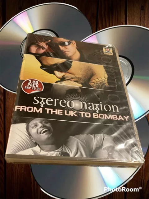 Stereo nation from the UK to Bombay- 3 CDs pack Hindi Bollywood punjabi music