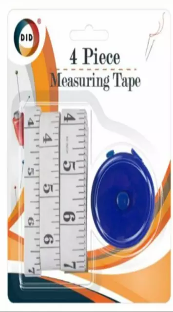 4 Piece measuring tape Sewing Tailor Tape Measure Soft Flat 60"/150cm .