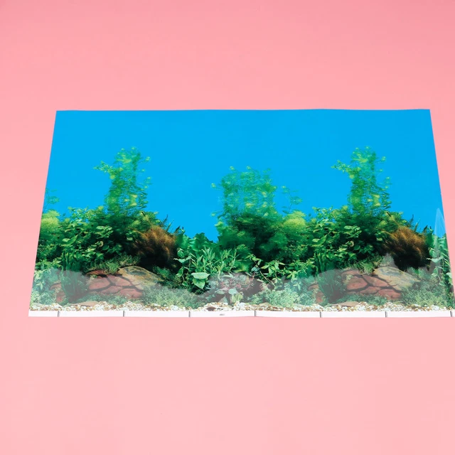 Fish Tank Background Sticker 3d Wallpaper 3d Stickers Double Sided