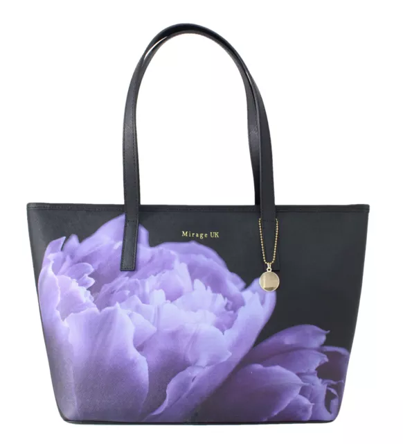 Genuine Real Leather Bags for Women | Luxury Tote Handbags Floral Design NEW