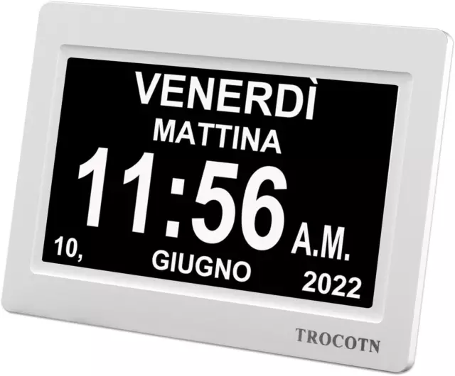 Orologio Digitale Da 7 Pollici Calendario Orologio Da Parete Con Ampio Display S