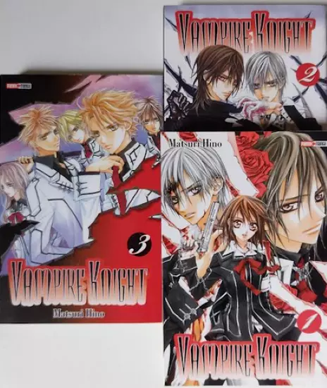 MANGA, LOT 3 VOLUMES - VAMPIRE KNIGHT, TOMES 1 à 3 / MATSURI HINO, PANINI