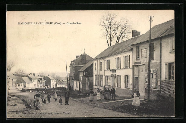 CPA Maisoncelle-Toilerie, Grande Rue