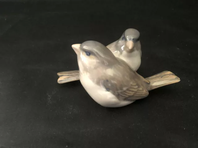 3 figurines de moineaux Royal Copenhague #1635 1948 #1933 1944 #1309 1923