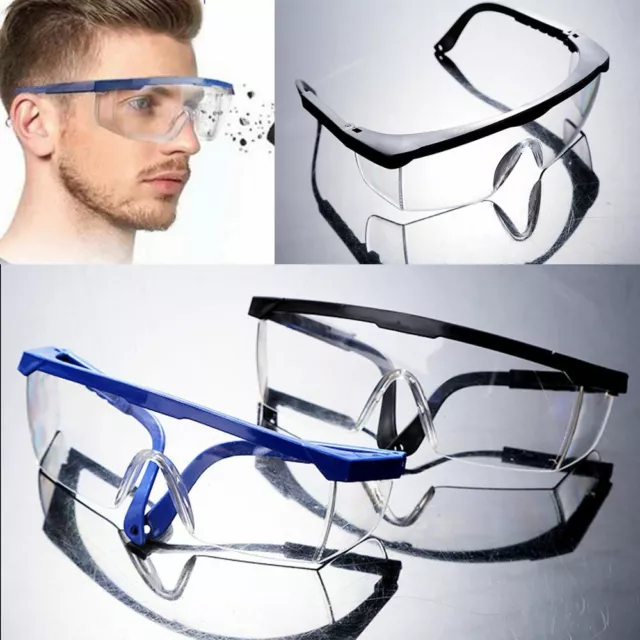 Lab Prevention Safety Glasses Goggles Eye Protection Eyewear Vented Clear Lens