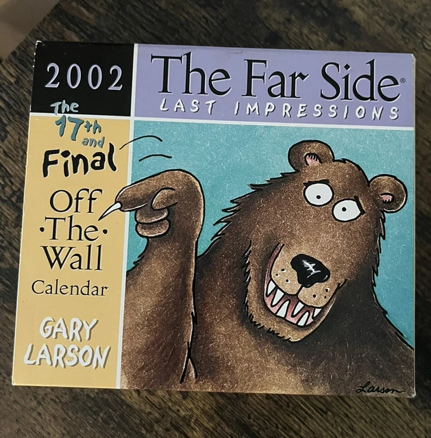 THE FAR SIDE 2002 Daily Calendar Last Impressions 17th & Final Off the Wall  $9.99 - PicClick