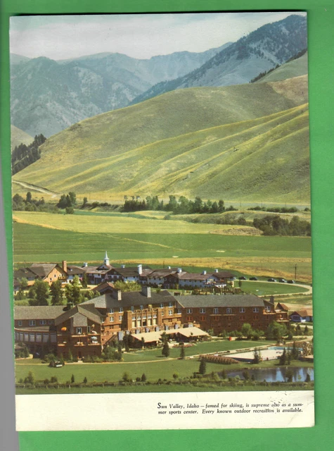 1954 Union Pacific Railroad - Dining Car Menu - The Challenger - Streamliner -
