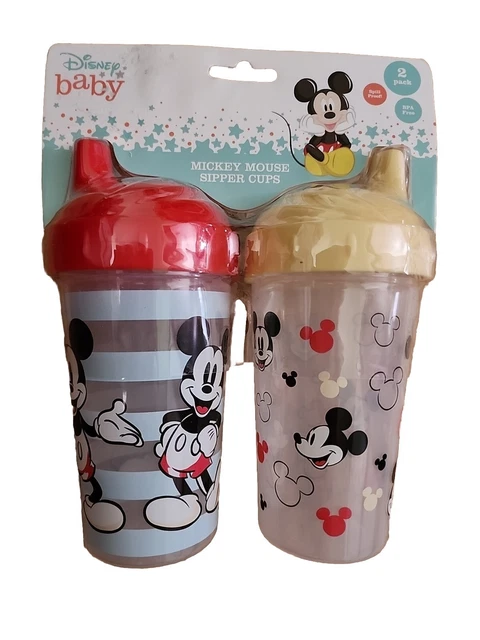 Paquete de 2 tazas para sorber de Mickey Mouse para bebé Disney