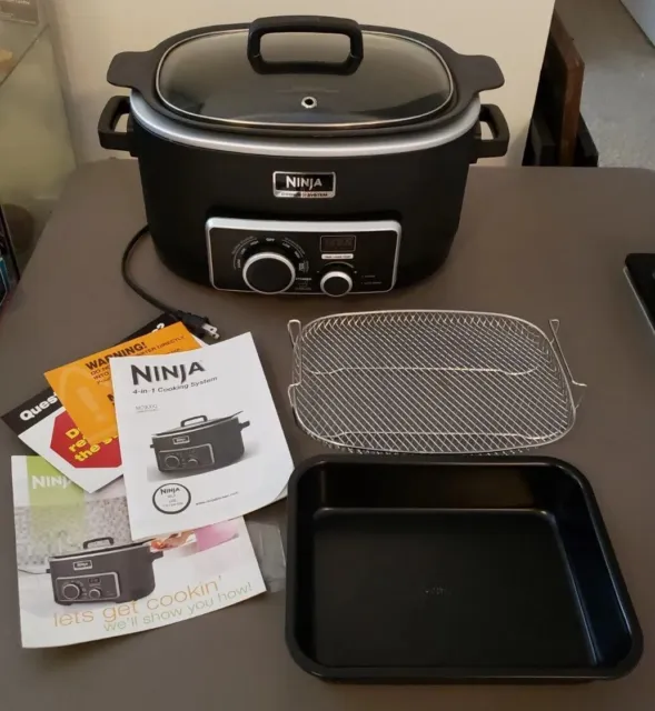 Ninja MC703 Multi Cooker 3-in-1 Cooking System 1200W Roast Bake