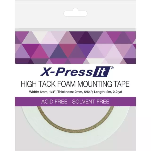 X-Press It Montage-Schaumklebeband, 12 mm x 4 m transotype FTH12 (9323842011128)