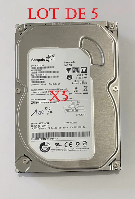 Disque dur mécanique 2,5 pouces Interface SATA III pour ordinateur