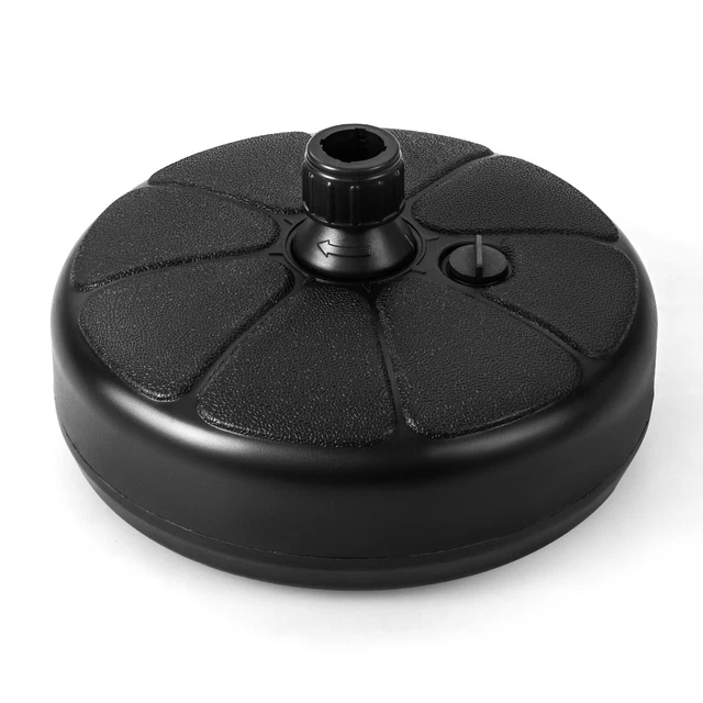 PATIO FILLABLE ROUND Umbrella Base Stand Fit Pole 1.5" Holder 40 lbs