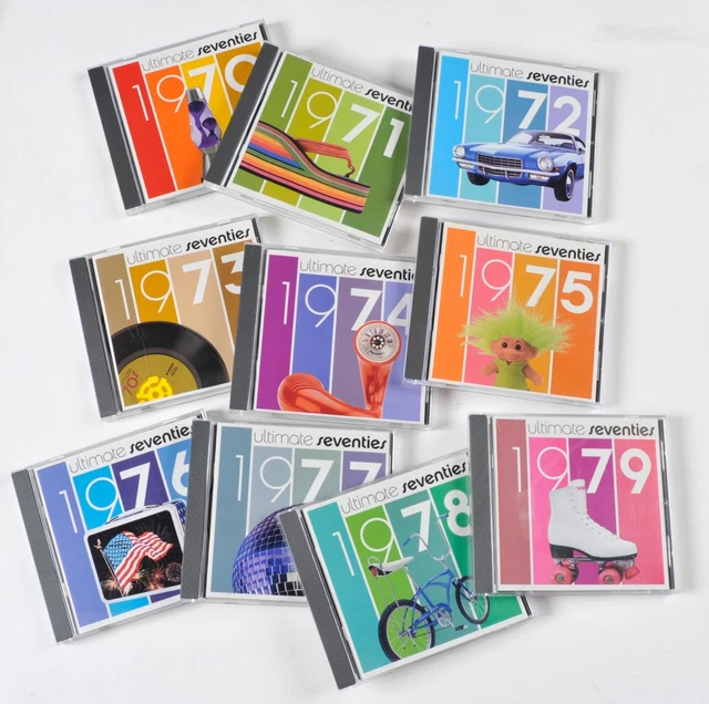 TIME LIFE ULTIMATE Seventies 10 CD Set 1970-1979 189 Songs 2003 Sound ...