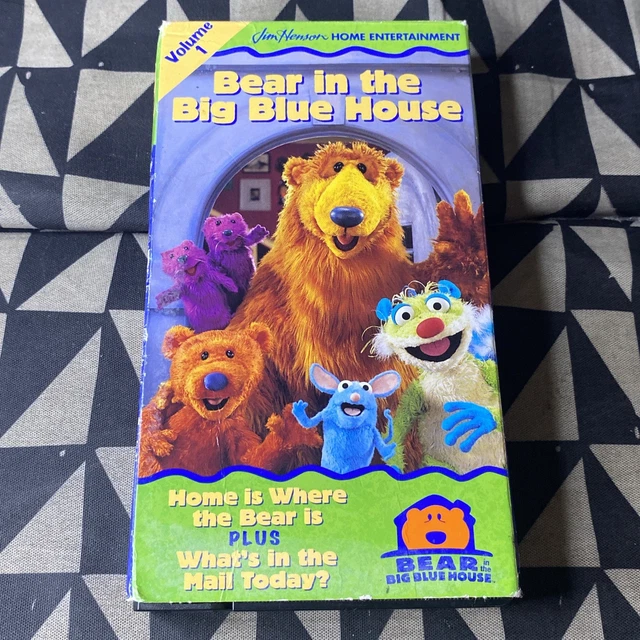 BEAR IN THE Big Blue House Home is Where the Bear Is Volume 1 VHS 1998 ...
