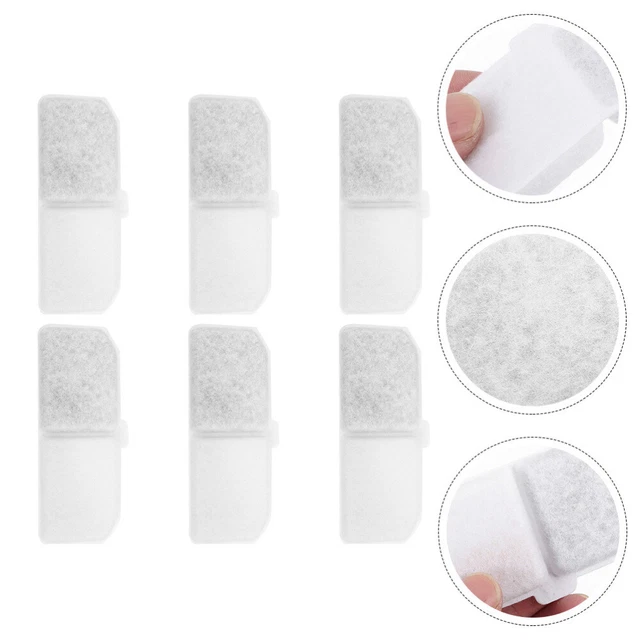 6 Pcs Pet Drinking Fountain Water Dispenser Filter Cotton Accessories Automatic