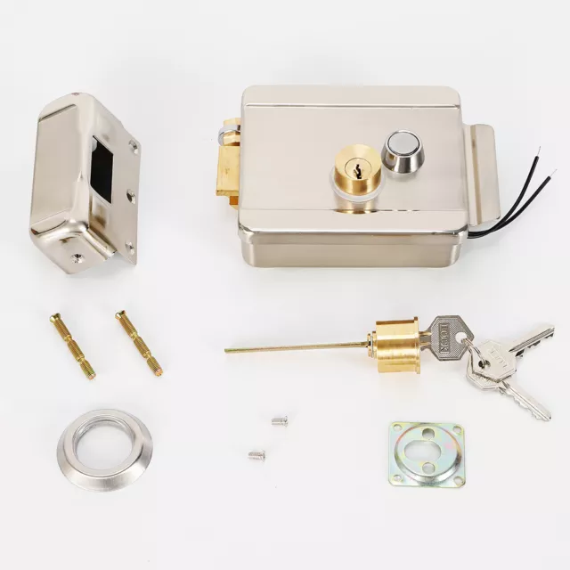 Cerradura de puerta de control eléctrico de EE. UU. para timbre de seguridad para el hogar control de acceso intercomunicador
