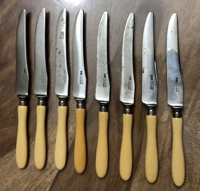 Lot De 12 Couteaux Anciens CH Guerre Langres - À Restaurer - Coffret Noir
