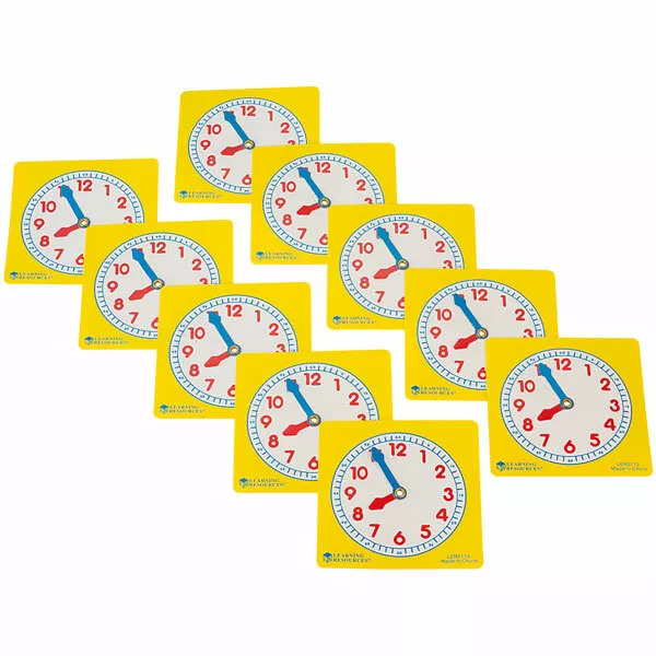 Learning Resources Allievo Orologio Quadranti, Set Di 10